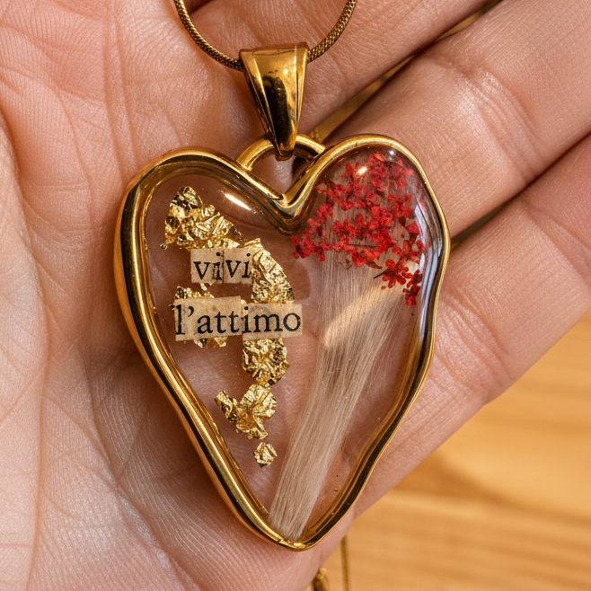 Cuore Magnum in Resina Personalizzabile