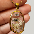 Collana ovale medio personalizzabile