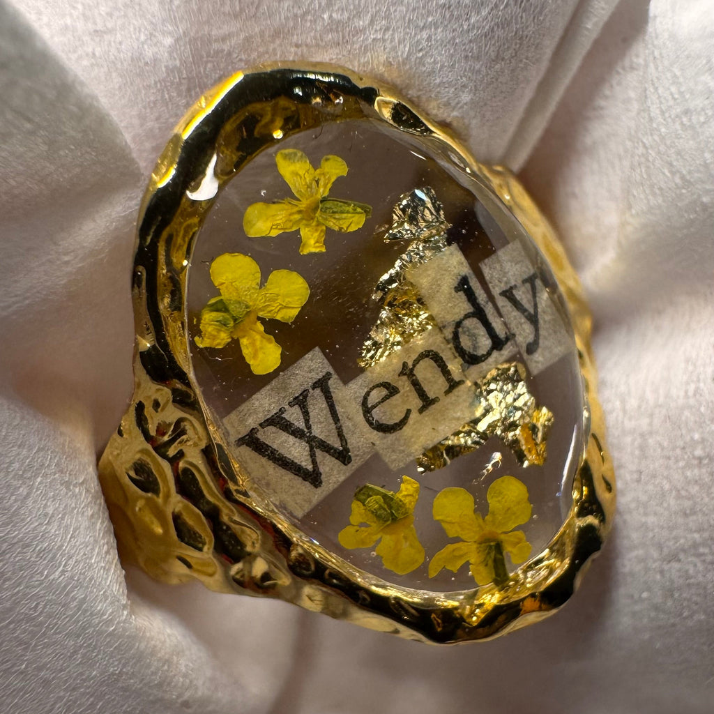 Anello in resina Personalizzabile