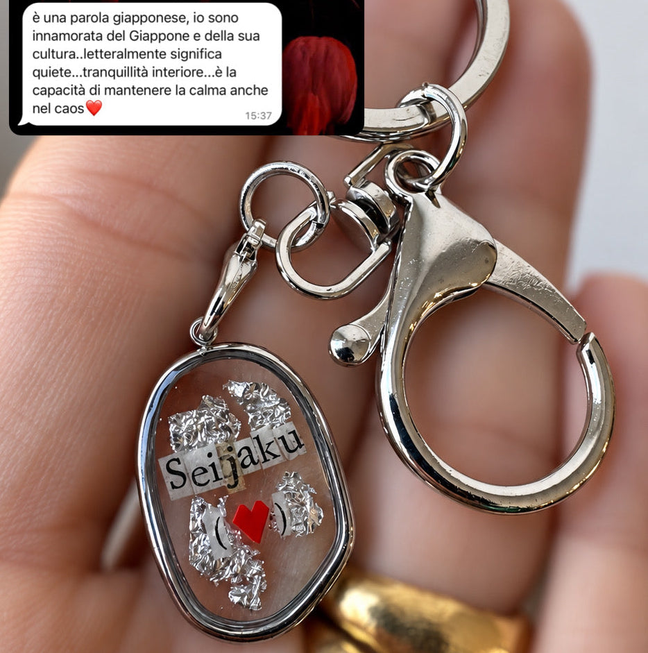 Portachiavi con Ciondolo Personalizzato 🌺