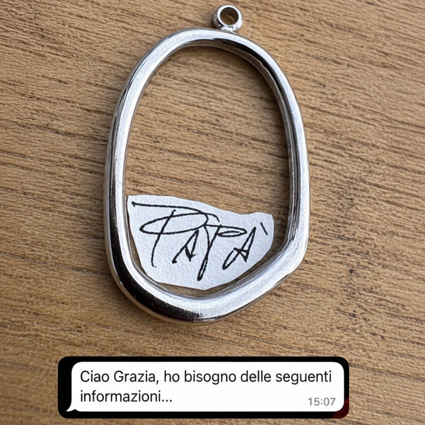 Collana con Ciondolo Emozionale Personalizzato 🌺