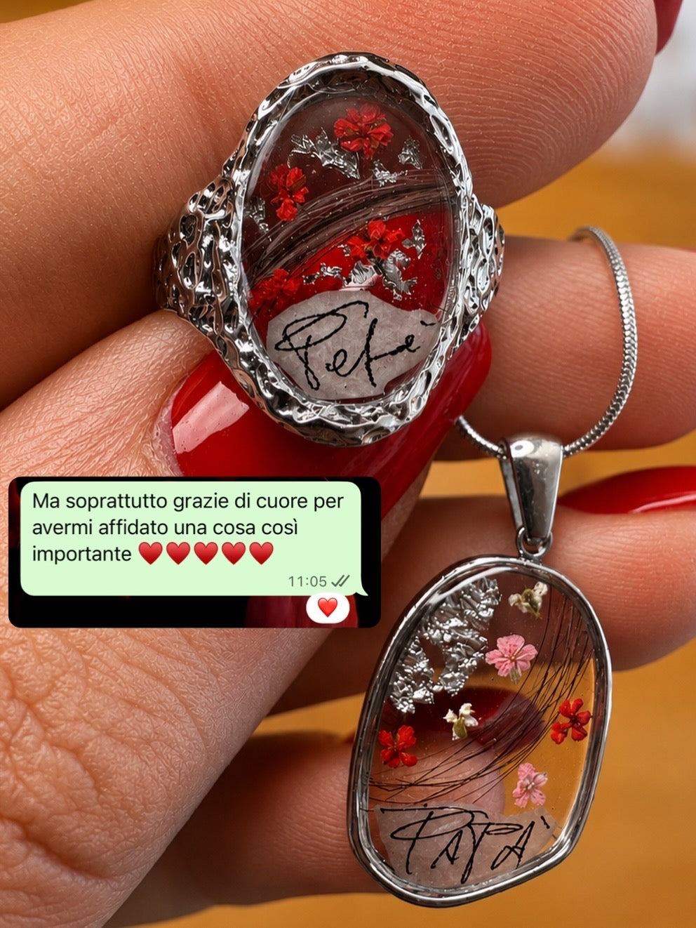 Collana con Ciondolo Emozionale Personalizzato 🌺