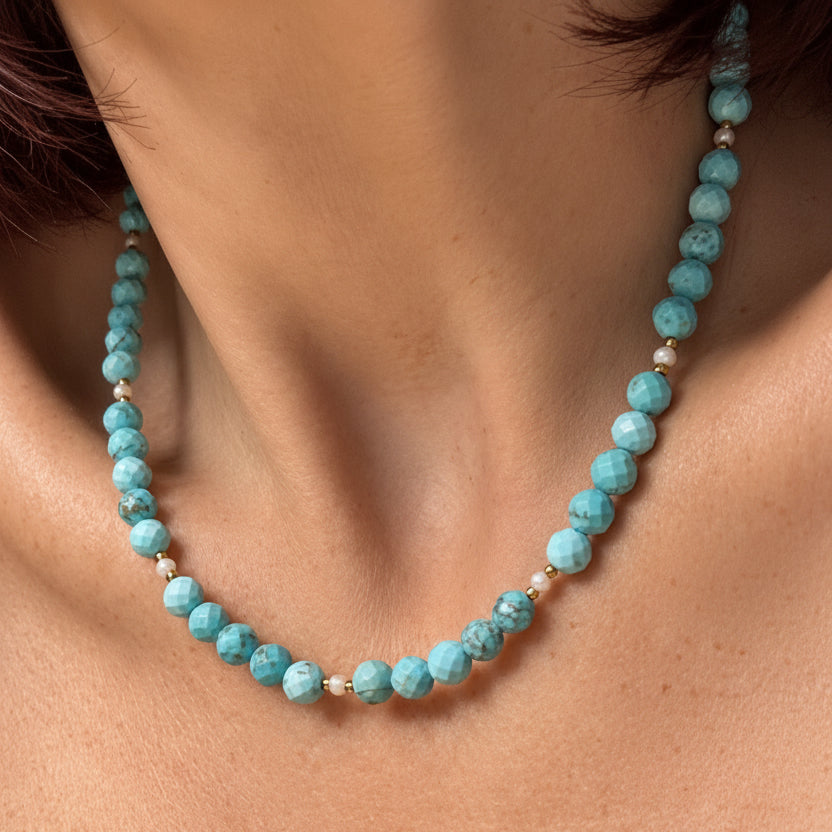 Nerea - il collier di Pietre e Perle Naturali
