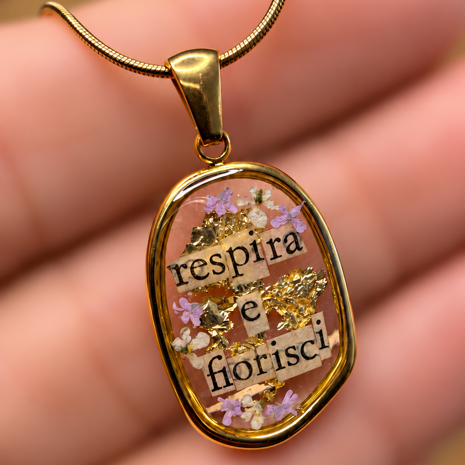 Collana ovale personalizzabile