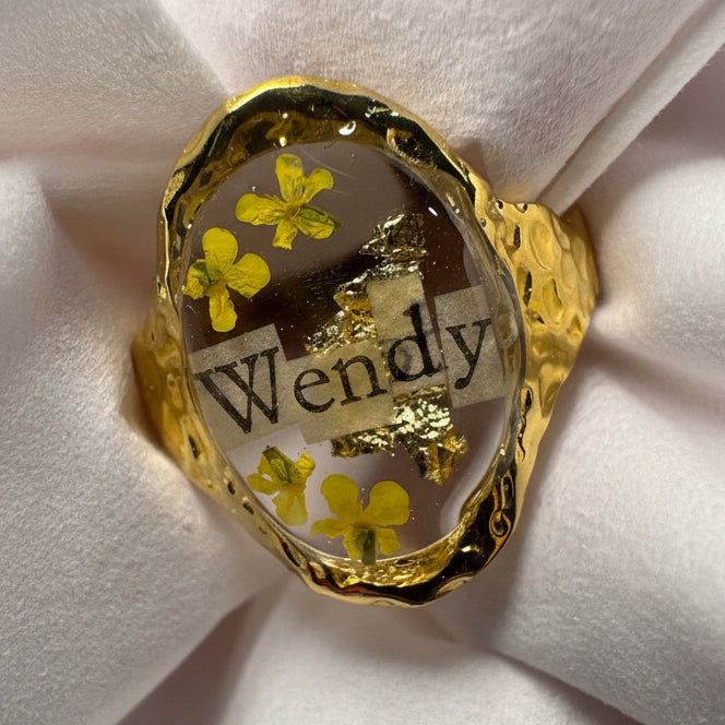 Anello in resina Personalizzabile
