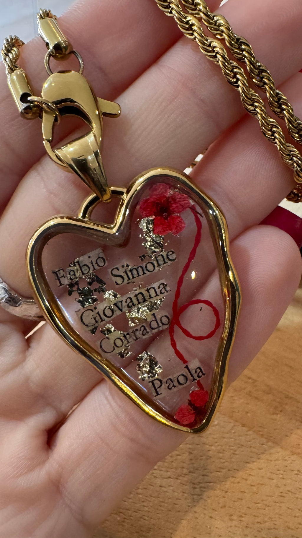Cuore Magnum in Resina Personalizzabile