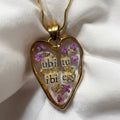 Collana Cuore Medio in Resina Personalizzabile