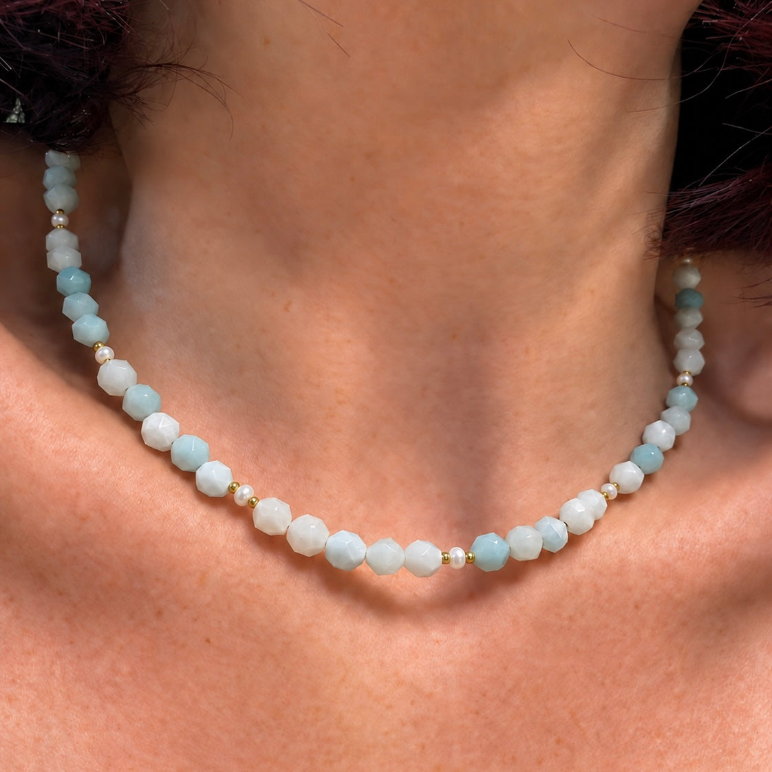 Nerea - il collier di Pietre e Perle Naturali
