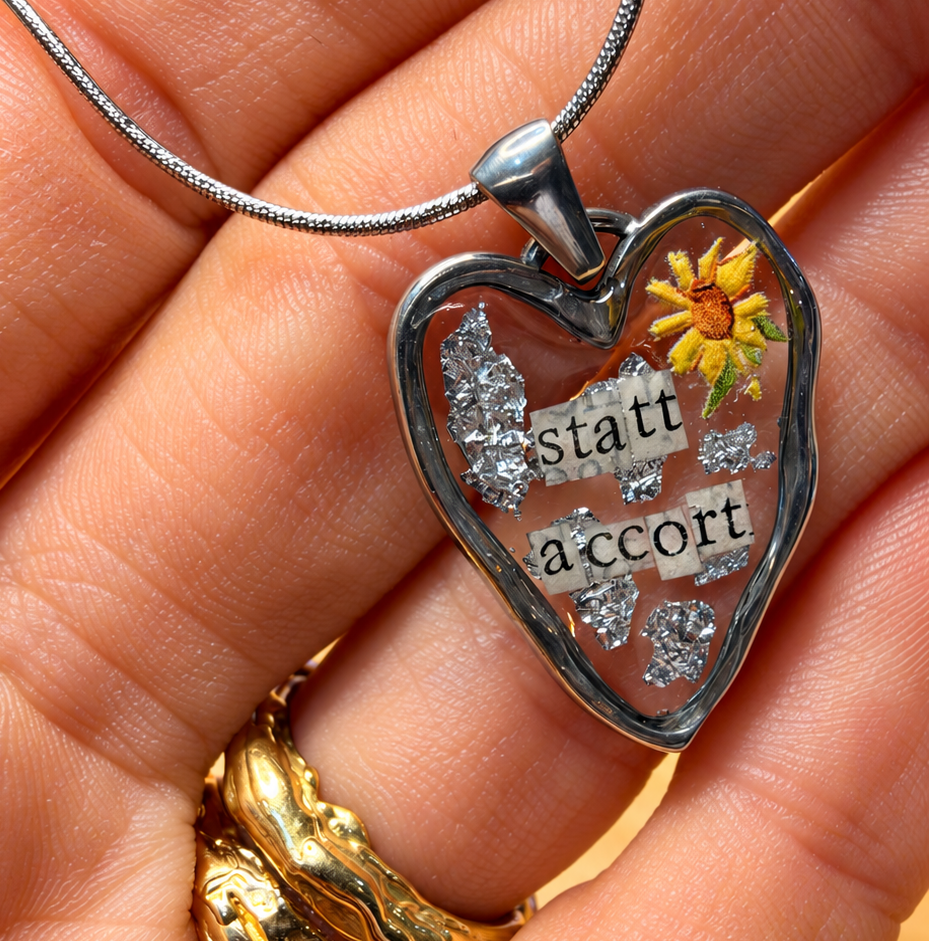 Collana Cuore in Resina Personalizzabile