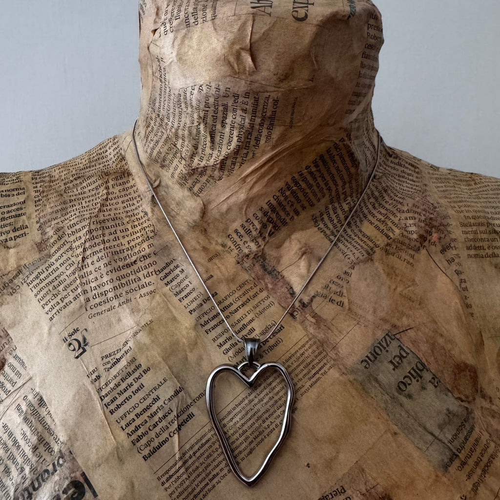 Collana Cuore Magnum in Resina Personalizzabile