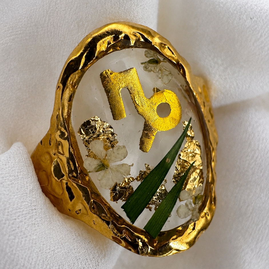 Anello in resina Personalizzabile 🌺