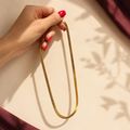 Collana Snake Piatta