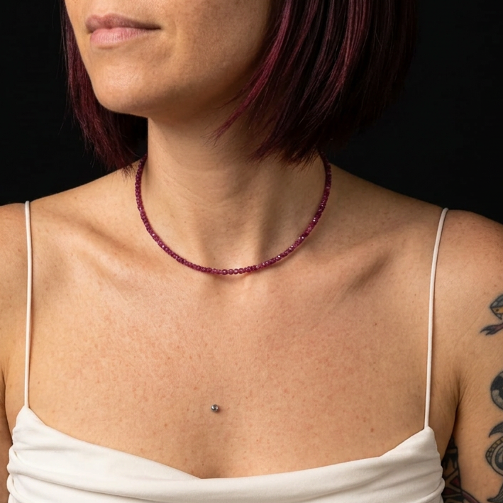 Rubi | Collier in radice di Rubino
