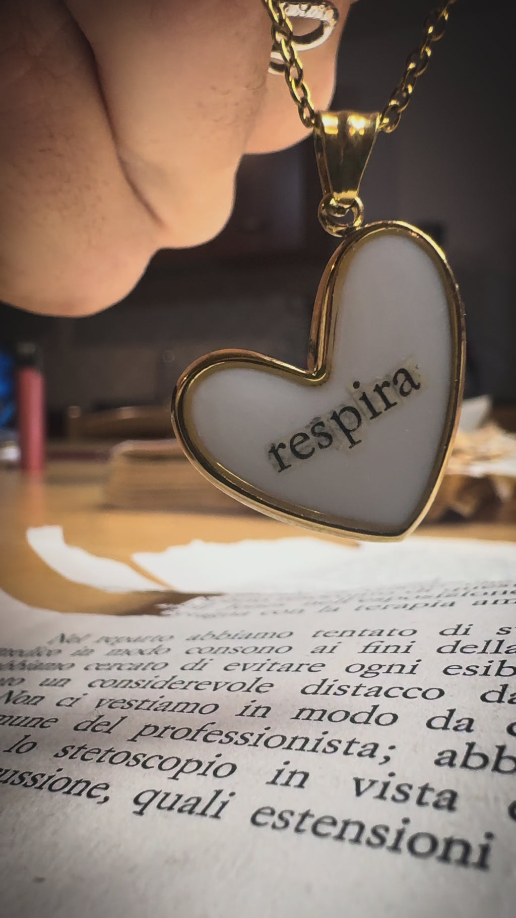 Ciondolo Respira | Cuore