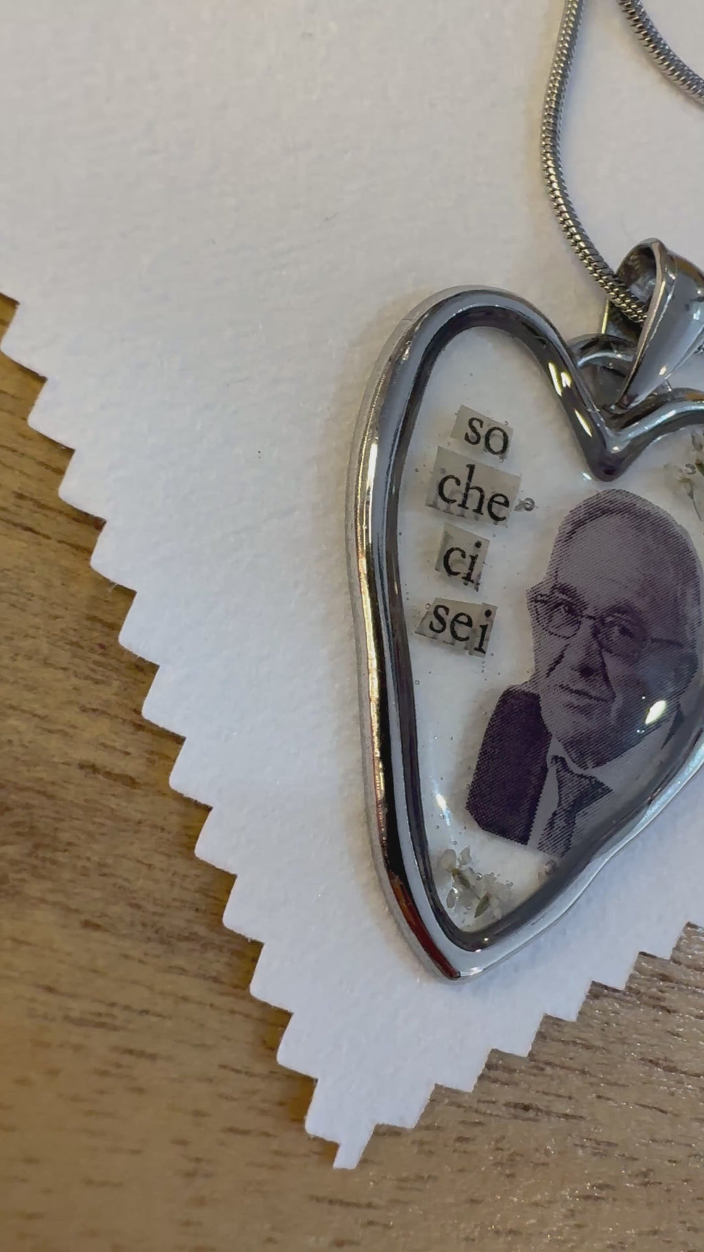Cuore Magnum in Resina Personalizzabile
